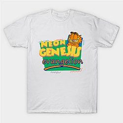 Evangelion T-shirts - Meets Garfield And Friends T-shirt