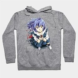 Evangelion Hoodies - Rei Watercolor Hoodie