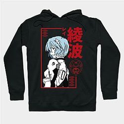 Evangelion Hoodies - Rei Ayanami Evangelion Hoodie