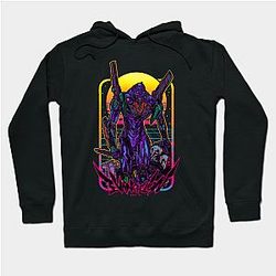 Evangelion Hoodies - Retro Eva 01 Hoodie