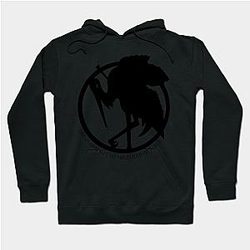 Evangelion Hoodies - CRA-N.E.R.V. Black Ink Hoodie