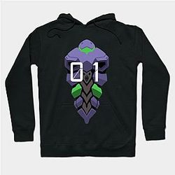Evangelion Hoodies - UNIT01_BACK Hoodie