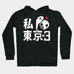Evangelion Hoodies - I Love Tokyo-3 Hoodie