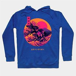 Evangelion Hoodies - Eva the great wave Hoodie