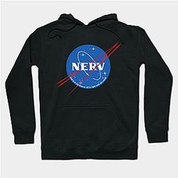 Evangelion Hoodies - NERV NASA Hoodie