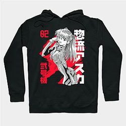 Evangelion Hoodies - EVA Pilot 02 (white) Hoodie