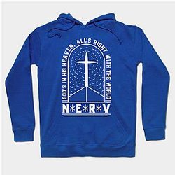Evangelion Hoodies - God's In His Heaven Hoodie