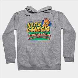 Evangelion Hoodies -  Garfield Memes Hoodie