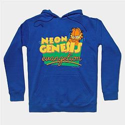 Evangelion Hoodies - Neon Genesis Evangelion Garfield Hoodie
