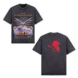 2026 Vintage PTTT3006 Washed  Evangelion T-Shirts