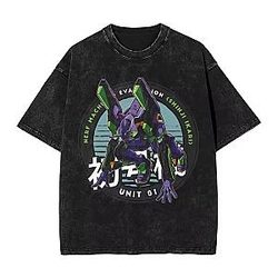 Unit-01 Vintage PTTT2808 Washed  Evangelion T-Shirts