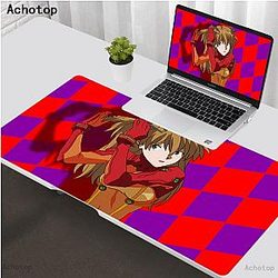 Evangelion Mousepads - Asuka Langley Shikinami Neon Mouse Pad