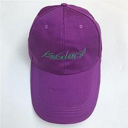 Evangelion Hats &amp; Caps - Violet Embroidery Hat New Design EVA Merch