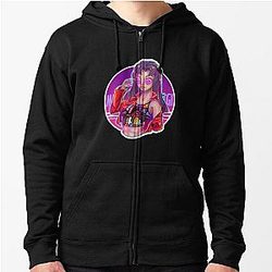 Evangelion Zipped Hoodies - Misato Katsuragi Neo Zipper Hoodie
