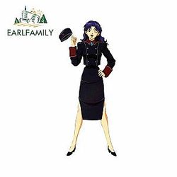Evangelion Stikers - Misato Katsuragi Uniform Vinyl Car Sticker