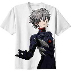 Evangelion T-shirts - Kaworu Nagisa 3D Portrait T-shirt
