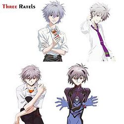 Evangelion Stikers - Kaworu Nagisa Car Vinyl Sticker