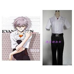 Evangelion Cosplay -  Kaworu Nagisa Uniform Cosplay Costume
