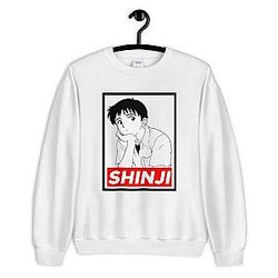Evangelion Sweatshirts - Shinji Ikari Potrait Sweatshirt