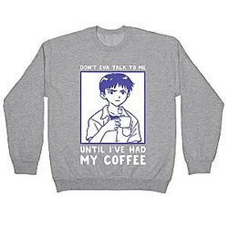 Evangelion Sweatshirts - Shinji Ikari Meme Sweatshirt