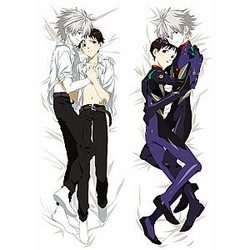 Evangelion Dakimakura - Nagisa Kaworu And Ikari Shinji Hugging Pillow Cover Dakimakura