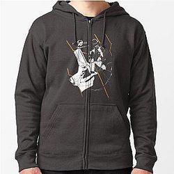 Evangelion Zipped Hoodies - Mari Makinami Zipper Hoodie