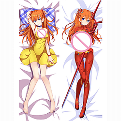 Evangelion Dakimakura - Asuka Langley Shikinami Pillow Cover Dakimakura