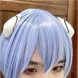 Evangelion Cosplay - Rei Ayanami Wig With Haripins