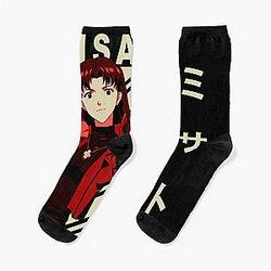 Evangelion Socks - Misato Katsuragi - Vintage Art Socks