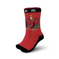 Evangelion Socks - Asuka Unit-02 Socks EVA Merch