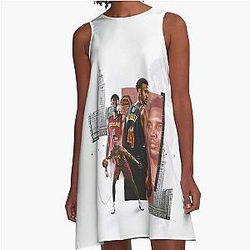 Evan Mobley Basketball A-Line Dress