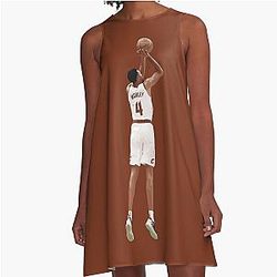 Evan Mobley 4 Basketball A Line Dress