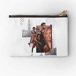 Evan Mobley Basketball Zipper Pouch
