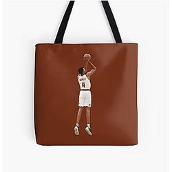 Evan Mobley Basketball All Over Print Tote Bag