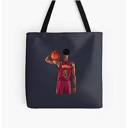 Evan Mobley Vector Back Tote Bag