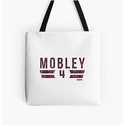 Evan Mobley Font All Over Tote Bag