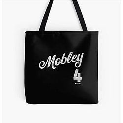 Evan Mobley Signatures All Over Print Tote Bag