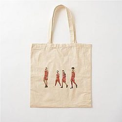 Evan Mobley & Donovan Mitchell & Darius Garland & Jarrett Allen Cotton Tote Bag