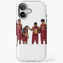 Evan Mobley Donovan Mitchell Darius Garland Jarrett Allen iPhone Tough Case