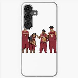 Evan Mobley, Donovan Mitchell, Darius Garland, Jarrett Allen Samsung Galaxy Soft Case