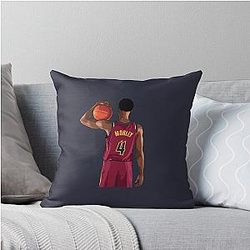 Evan Mobley Vector Back Pillow
