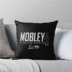 Evan Mobley Elite Signature Throw Pillow