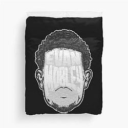 Evan Mobley Player Duvet Cover