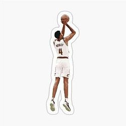 Evan Mobley 4 Basketball Sticker