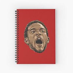 Evan Mobley Scream Notebook