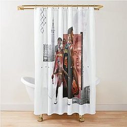 Evan Mobley 4 Basketball Shower Curtain