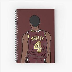 Evan Mobley Spiral Notebook