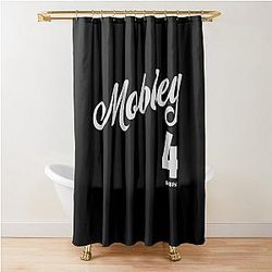 Evan Mobley Signatures Shower Curtain