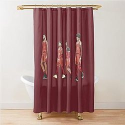 Evan Mobley Donovan Mitchell Darius Garland Jarrett Allen Shower Curtain