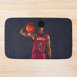 Evan Mobley Vector Back Bath Mat